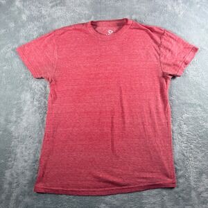 Liquid Blue Mens Small Heather Red Tri-Blend Short Sleeve T-Shirt Solid Tee